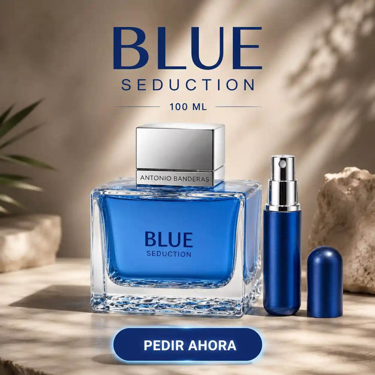 BLUE SEDUCTION MEN ANTONIO BANDERAS 100 ML + PERFUMERO (CABALLERO)
