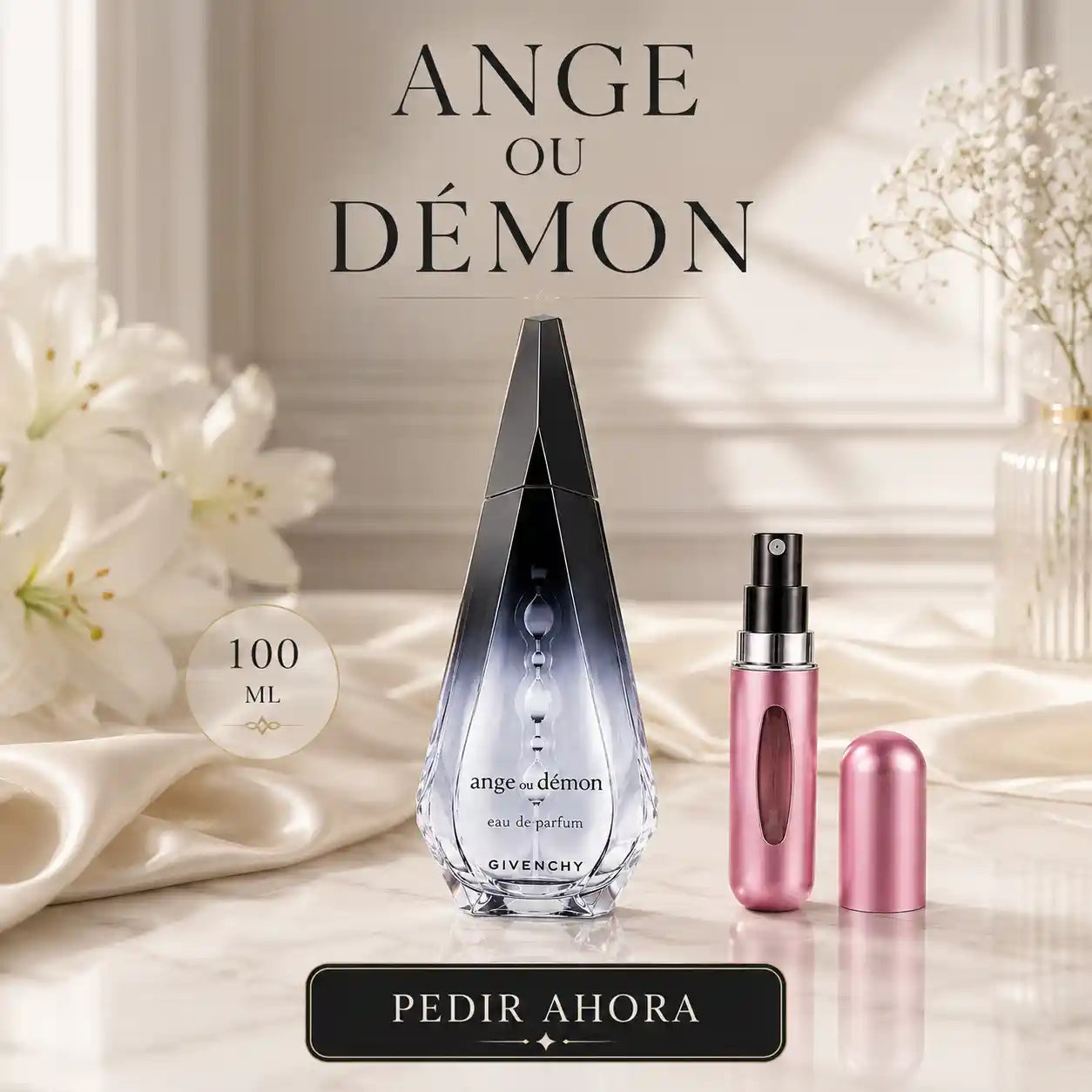 ANGEL Y DEMONIO + PERFUMERO RECARGABLE (DAMA)