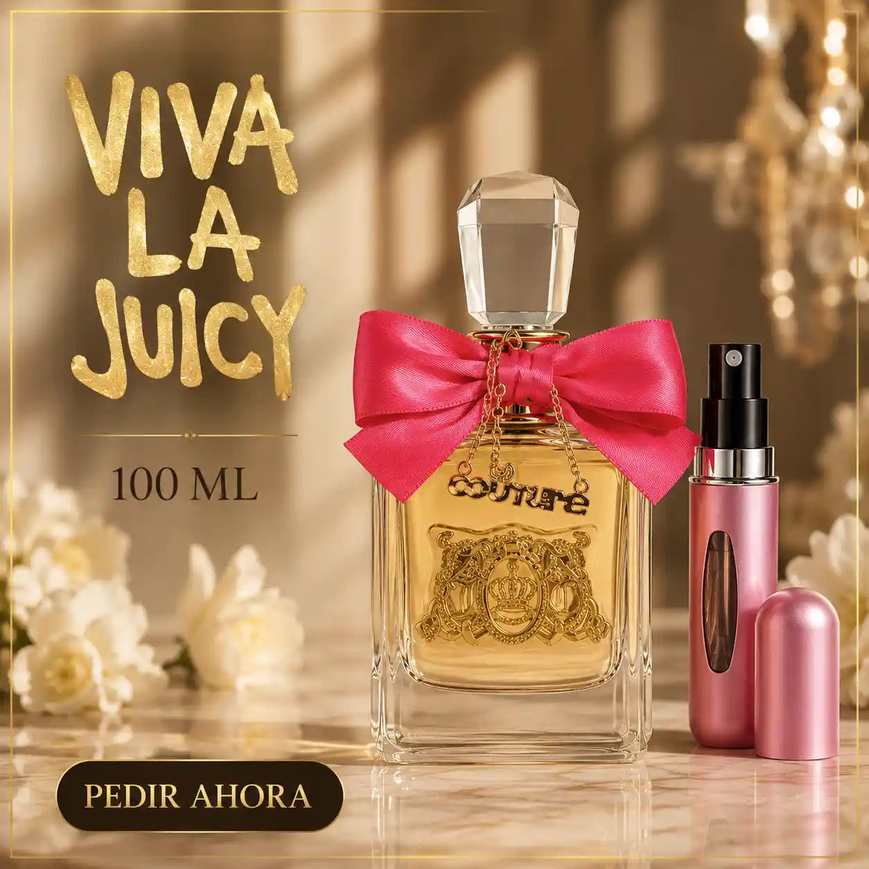 VIVA LA JUICY + PERFUMERO RECARGABLE (DAMA)