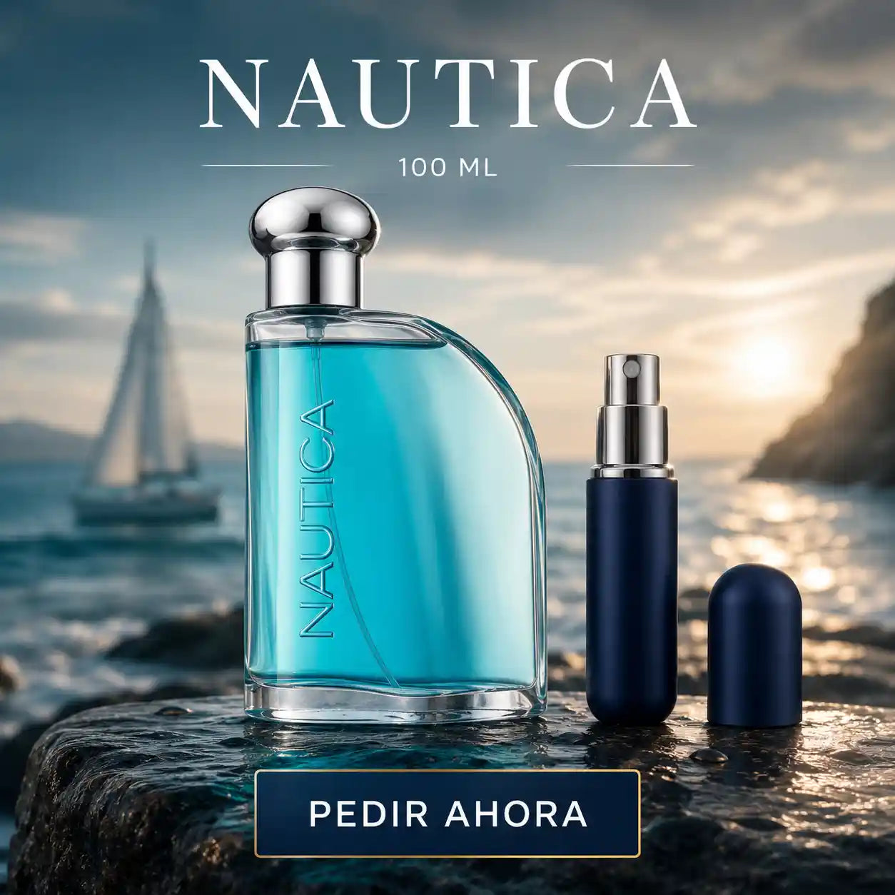 NAUTICA CLASICA 100 ML + PERFUMERO RECARGABLE (CABALLERO)