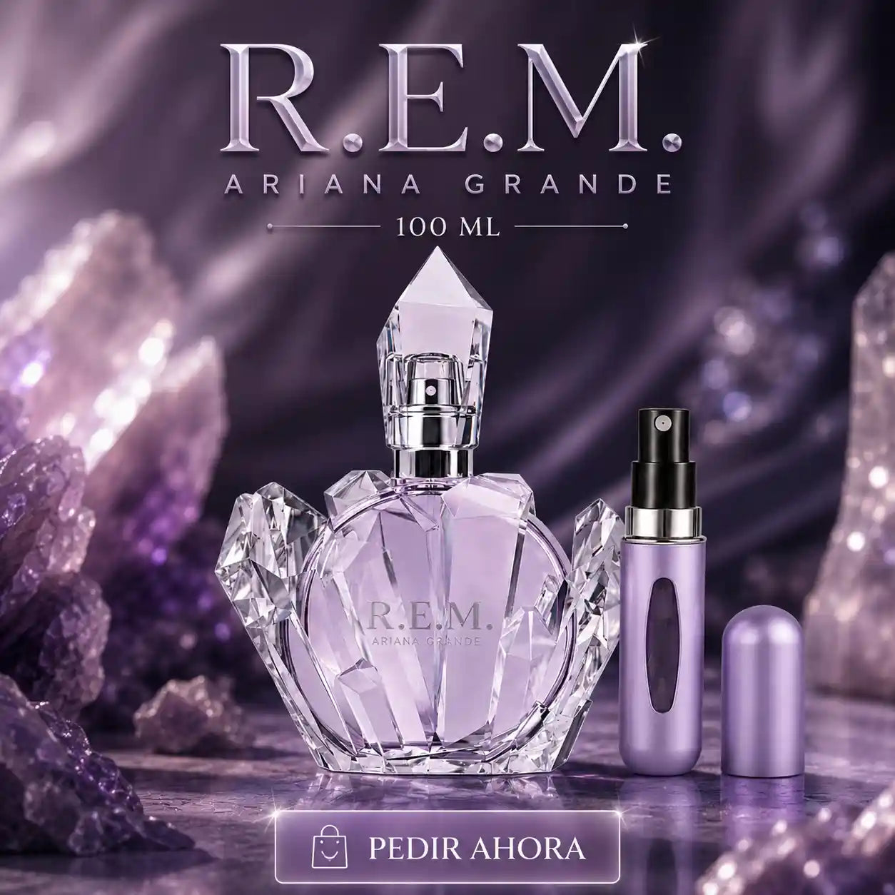 R.E.M. ARIANA GRANDE 100 ML + PERFUMERO RECARGABLE (DAMA)