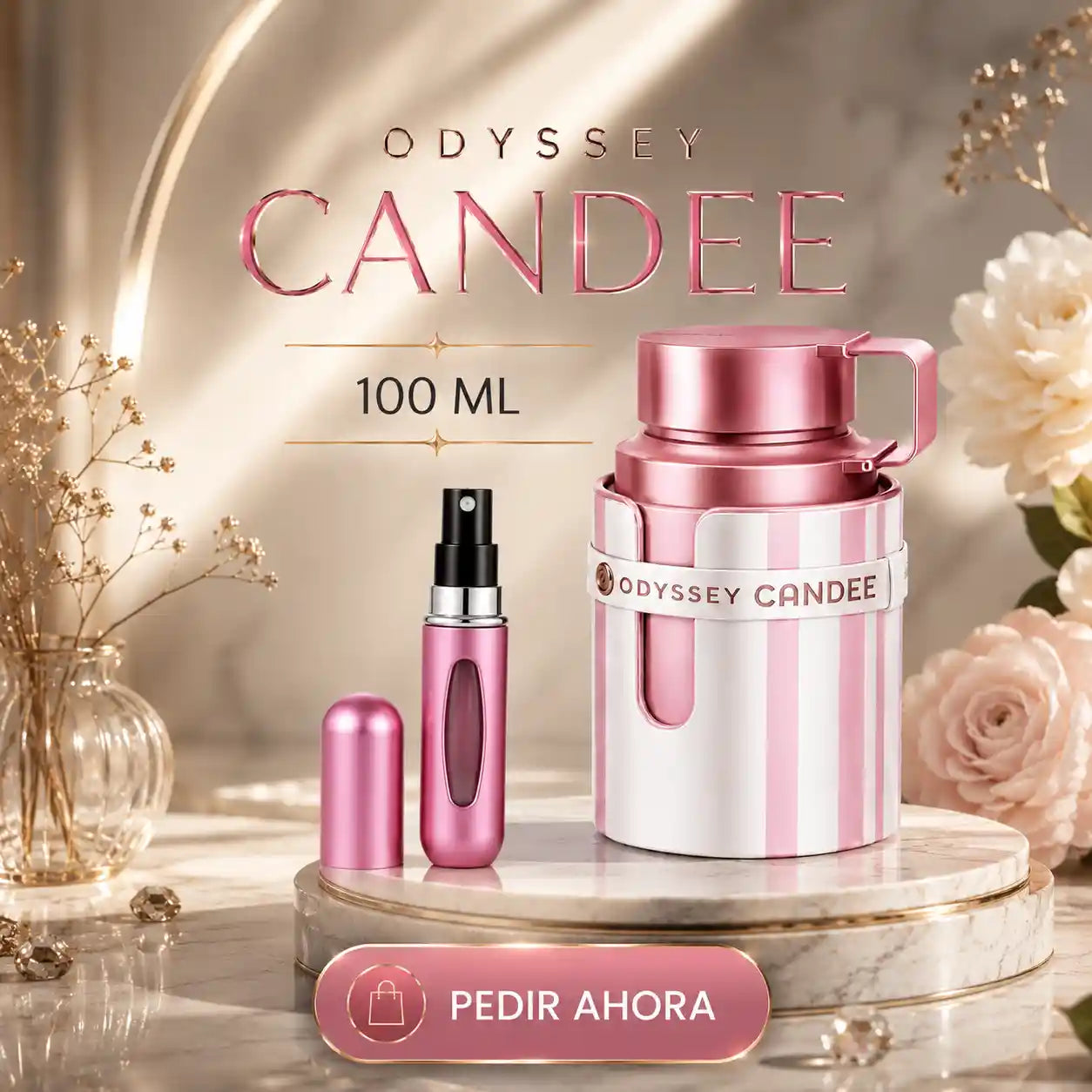 ODYSSEY CANDEE + UN PERFUMERO RECARGABLE (DAMA)