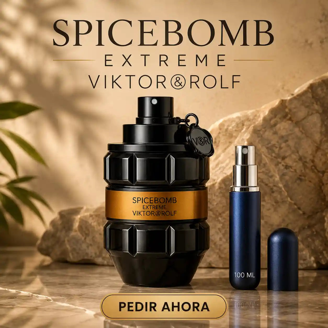 SPICE BOMB XTREME + UN PERFUMERO RECARGABLE (CABALLERO)