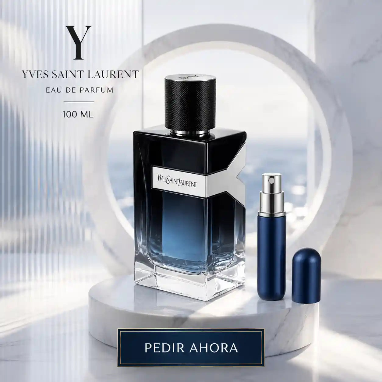 Y YVEST SAINT LAURENT 100 ML + PERFUMERO RECARGABLE (CABALLERO)