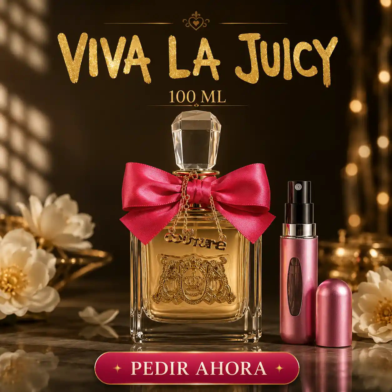 VIVA LA JUICY + PERFUMERO RECARGABLE (DAMA)