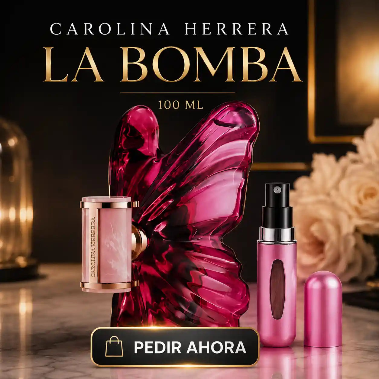 Carolina Herrera La Bomba + PERFUMERO RECARGABLE (DAMA)