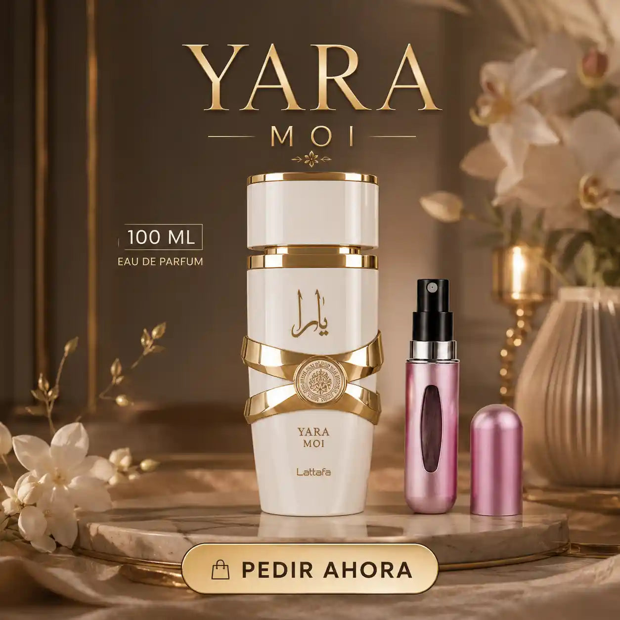 YARA MOI 100 ML + PERFUMERO RECARGABLE (DAMA)