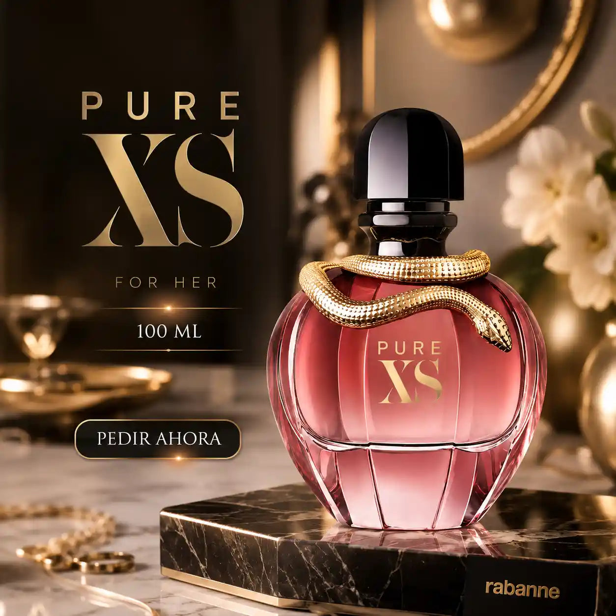 PURE XS DAMA + PERFUMERO RECARGABLE (DAMA)