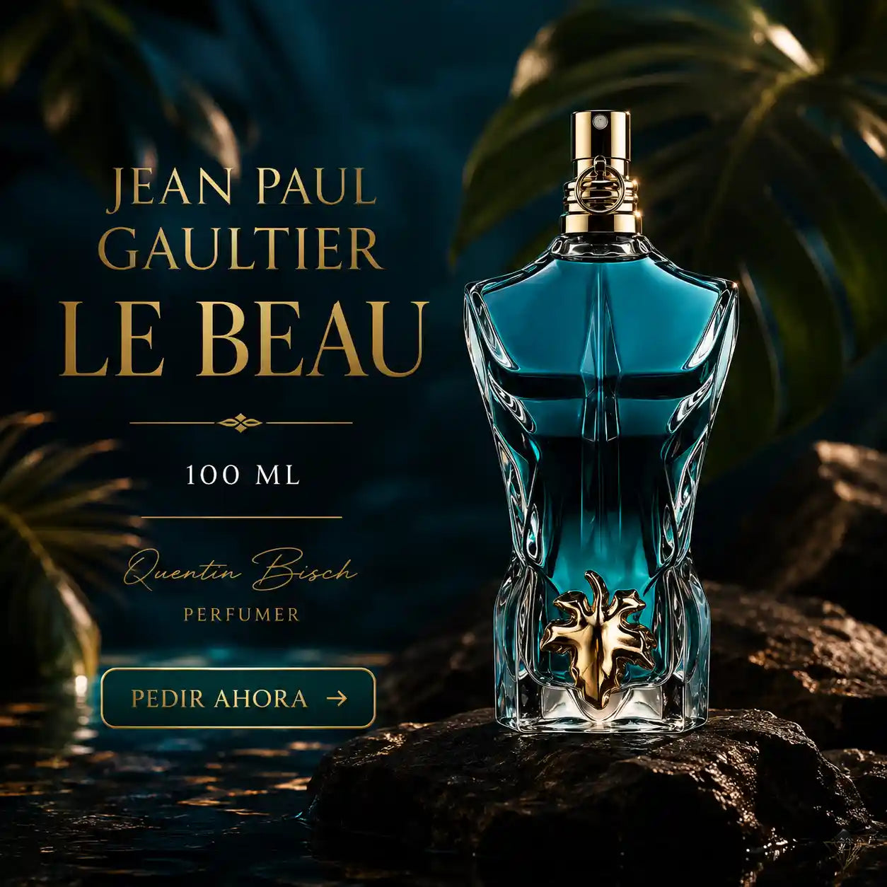 JEAN PAUL LE BEAU CAJA + PERFUMERO RECARGABLE (CABALLERO)