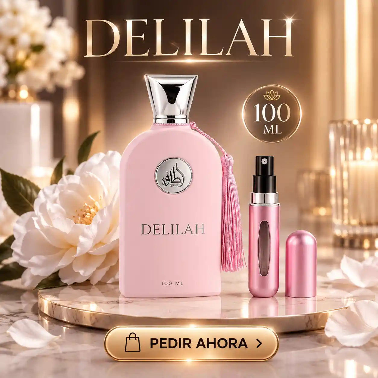 Delilah Pour Femme + PERFUMERO RECARGABLE (DAMA)