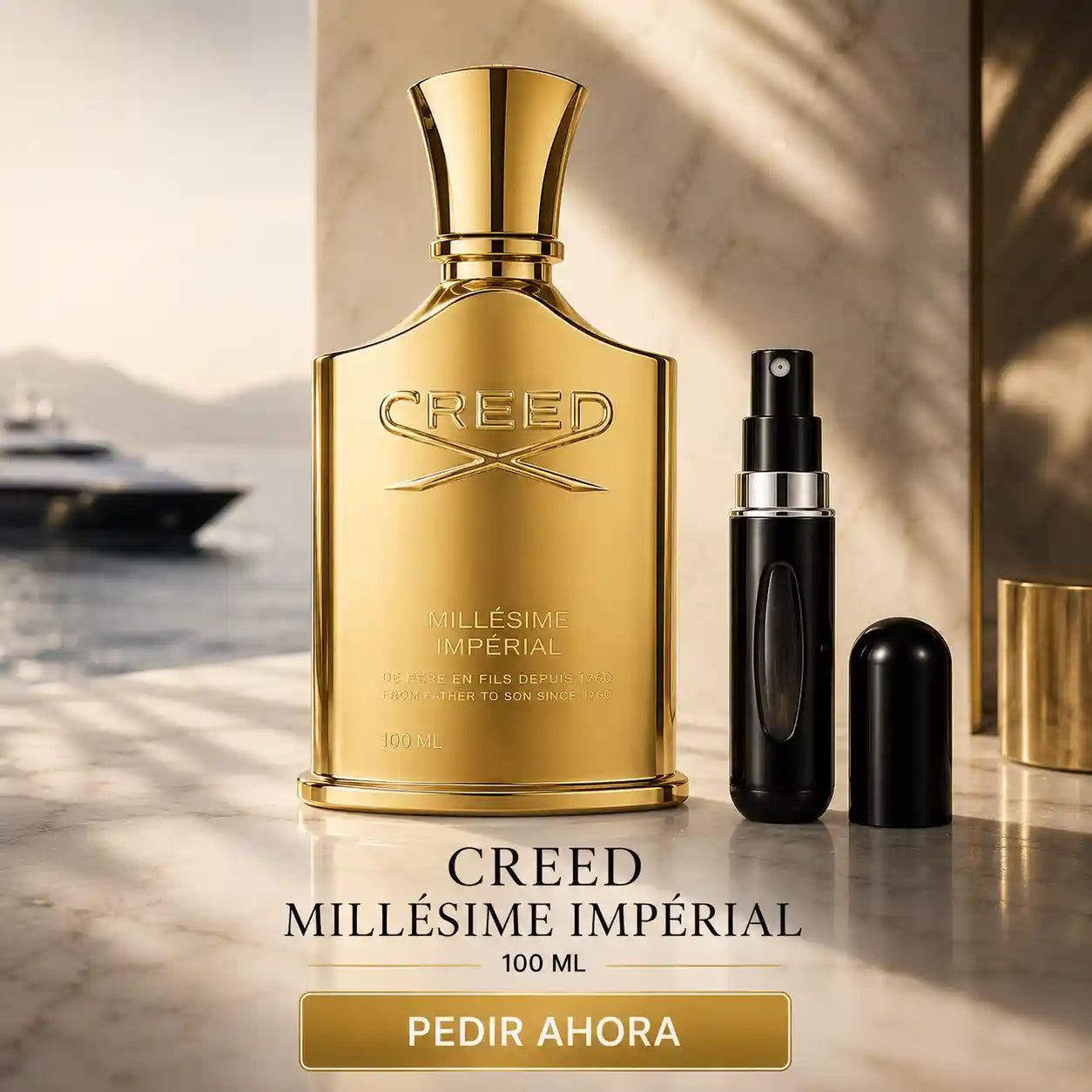 CREED IMPERIAL 100 ML + PERFUMERO RECARGABLE (CABALLERO)