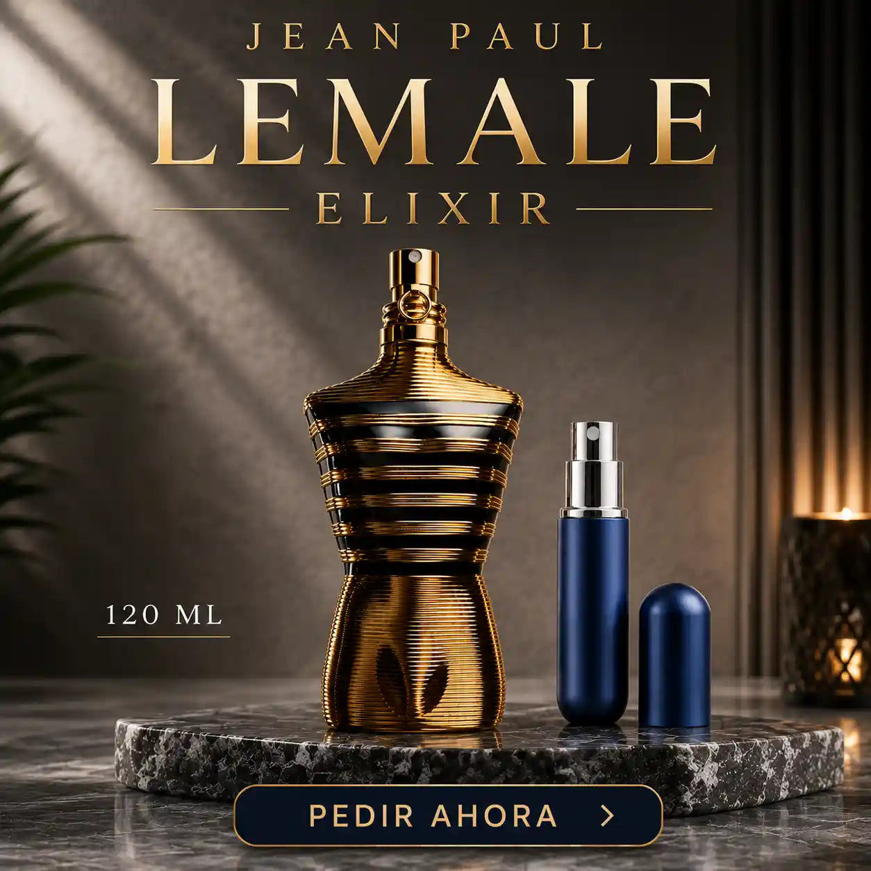 JEAN PAUL LEMALE ELIXIR 120 ML + PERFUMERO RECARGABLE (CABALLERO)